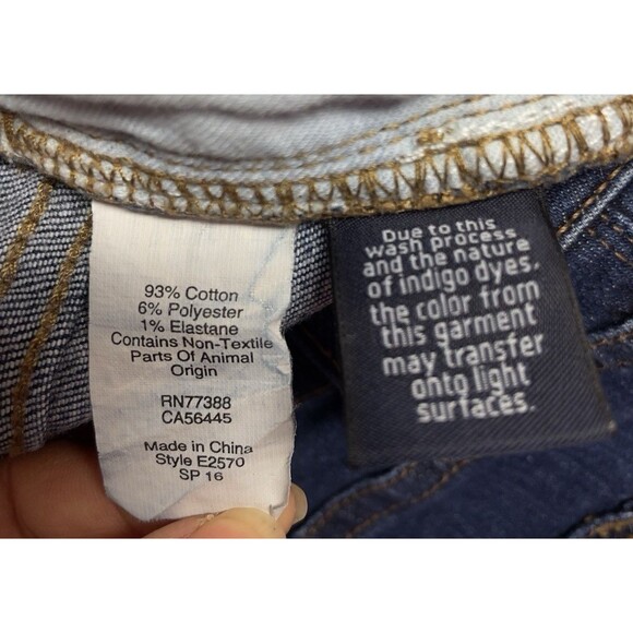 Madewell Skinny Skinny Women's Mid Rise Stretch Blue Jeans Size 26 - Picture 13 of 14